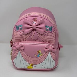 Loungefly Pink Backpack with Bow Accents